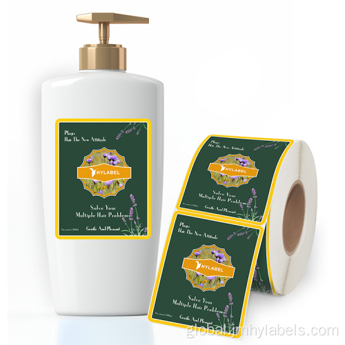 Chemical Bottle Label Custom Logo Printed Personalized Cosmetic Label Sticker Supplier